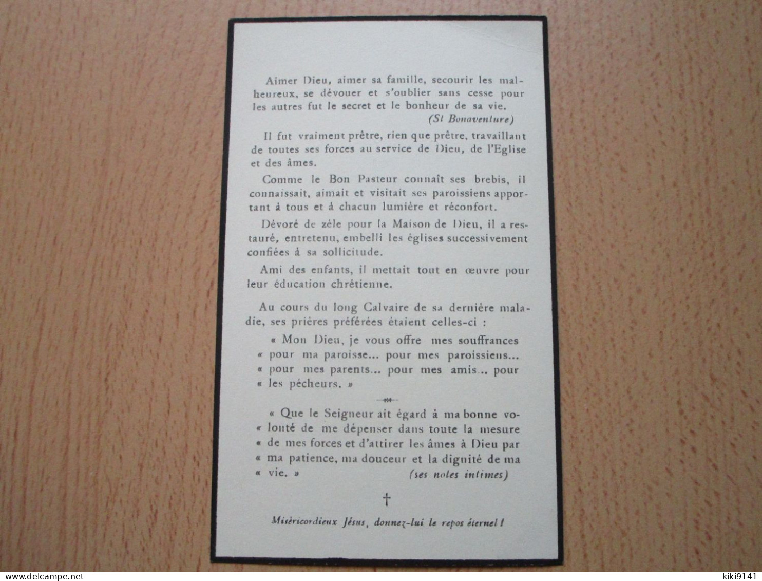 Souvenez-vous Dans Vos Prières De Mr Le Chanoine Paul CONSTANT Né Le 9 Mars 1879 (image Pieuse) - Joyeuse