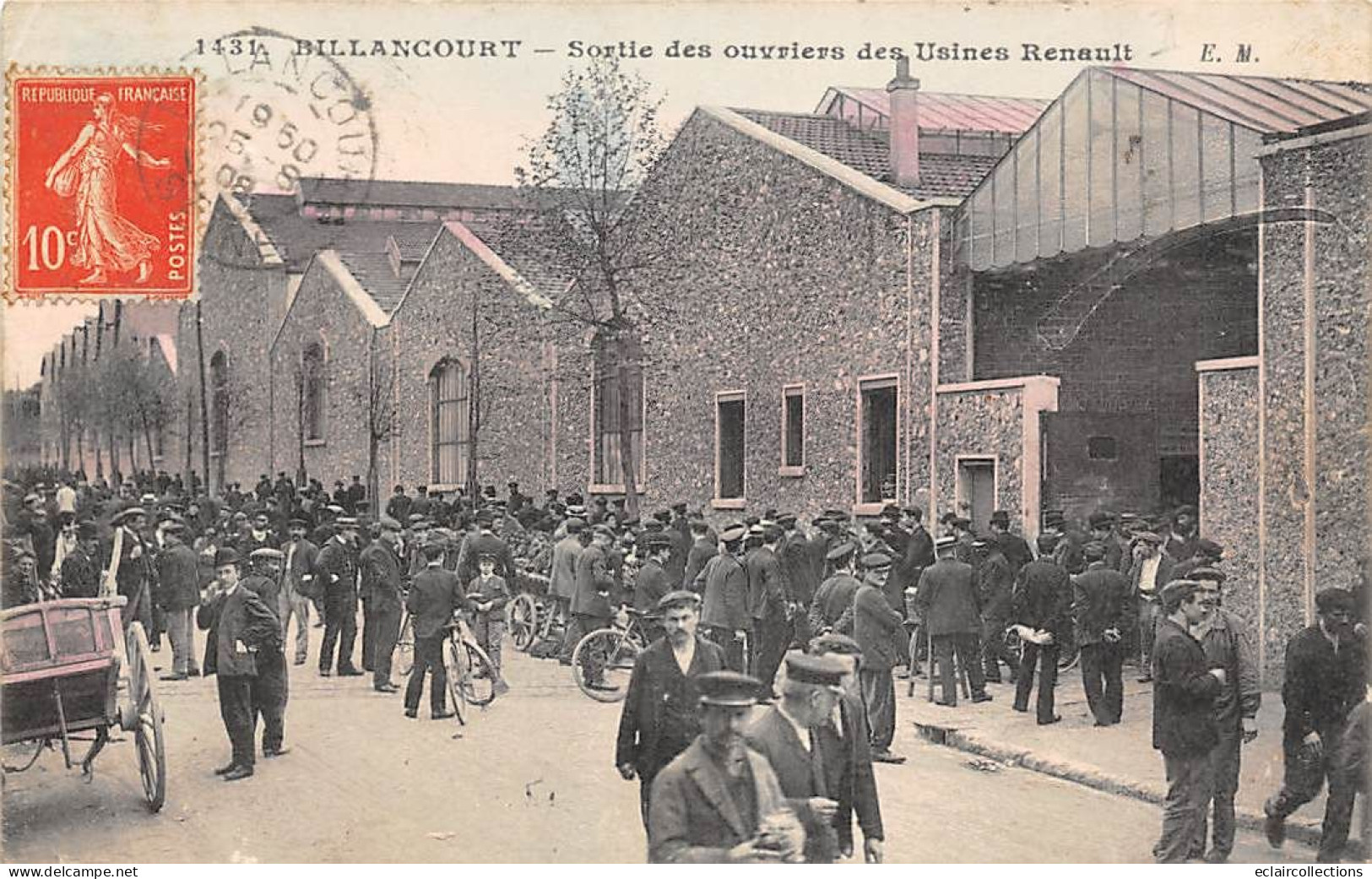 Boulogne  Billancourt        92        Sortie Des Ouvriers De  L'Usine   Renault   N° 1431   (voir Scan) - Boulogne Billancourt