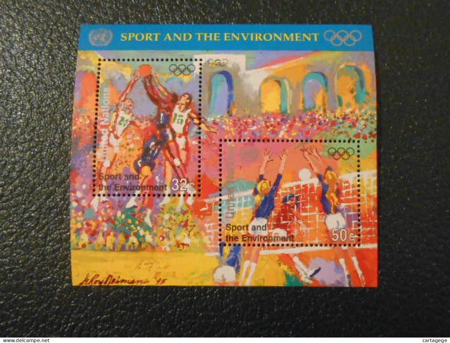 NATIONS-UNIES NEW-YORK YT BF13 SPORT ET ENVIRONNEMENT** - Unused Stamps