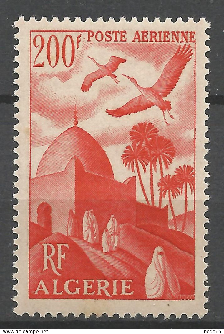 ALGERIE PA N° 11 NEUF* TRACE DE CHARNIERE   / Hinge / MH - Airmail