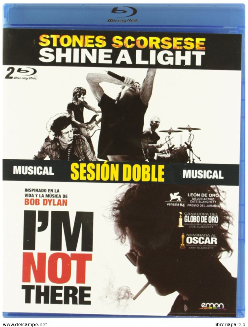 Shine A Light + I'm Not There Pack Blu Ray Nuevo Precintado - Autres Formats