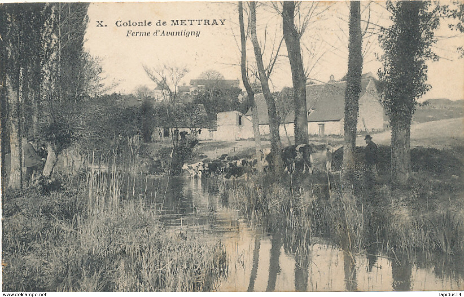 AX 592  C P A  - METTRAY  (37) COLONIE DE METTRAY   FERME D'AVANTIGNY - Mettray