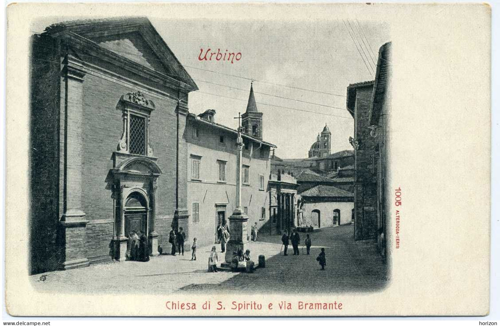 D.490  URBINO - Chiesa Di S. Spirito E Via Bramante - Urbino