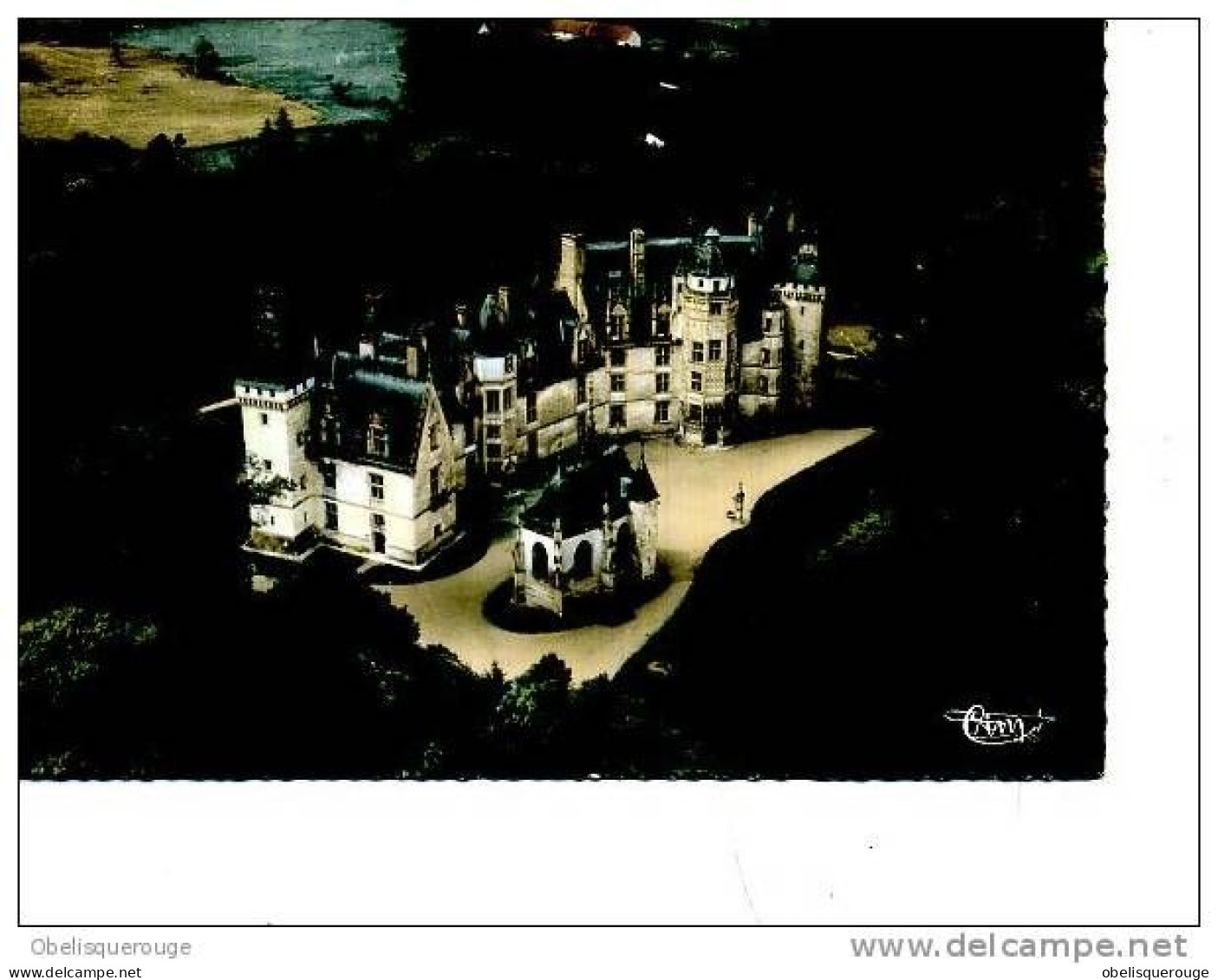 18 AINAY LE VIEL CHATEAU VUE AERIENNE - Ainay-le-Vieil