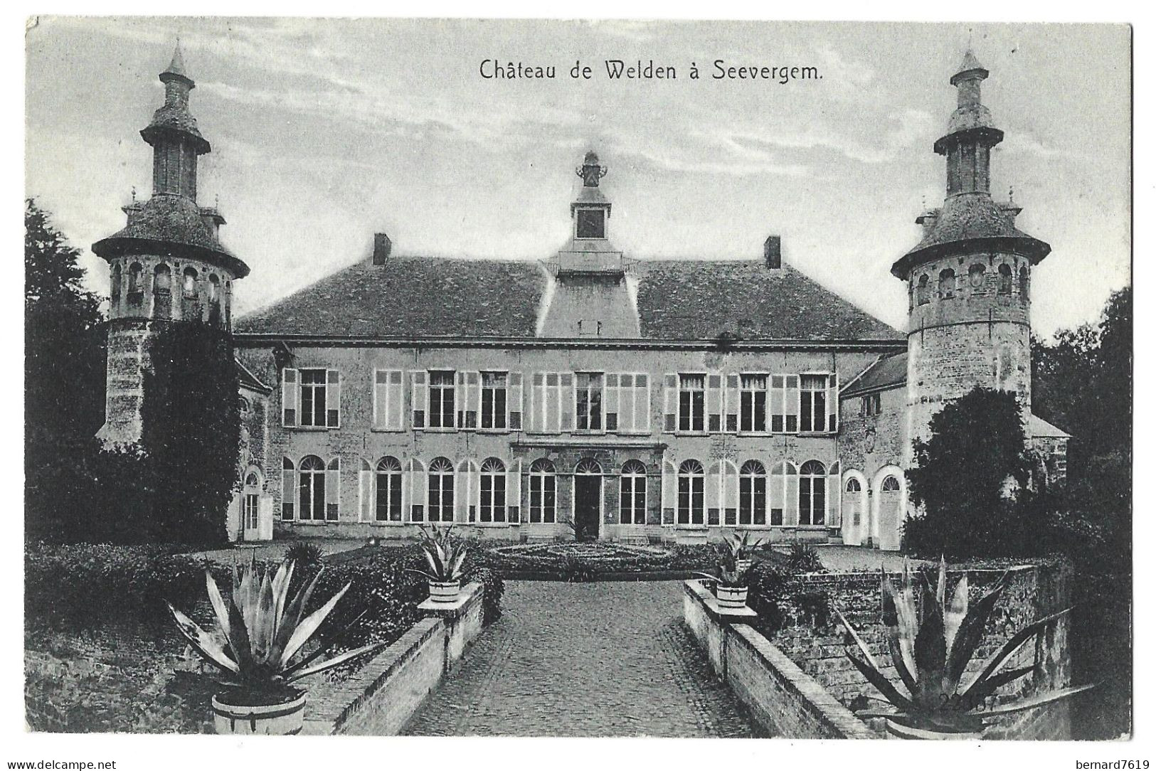 Belgique  -  Seevergem  -  Chateau  De Welden - Carte Signee Madame  R De Hemp Leune - Renaix - Ronse