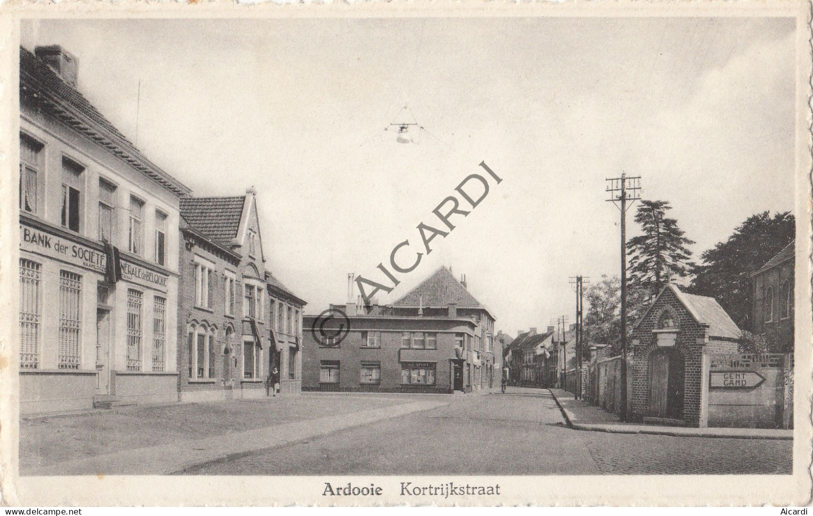 Postkaart/Carte Postale Ardooie - Kortrijkstraat  (A592) - Ardooie