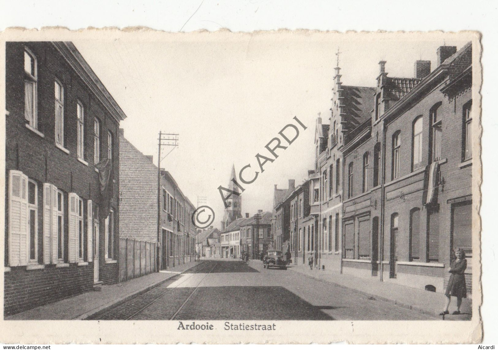 Postkaart/Carte Postale Ardooie - Statiestraat  (A645) - Ardooie