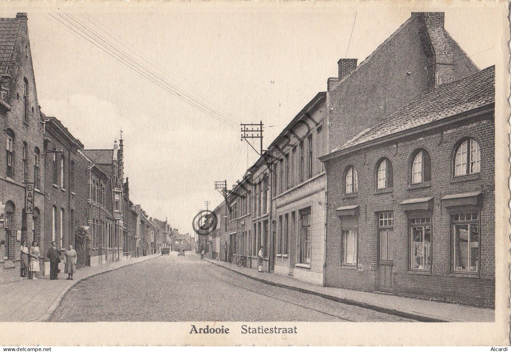 Postkaart/Carte Postale Ardooie - Statiestraat  (A663) - Ardooie