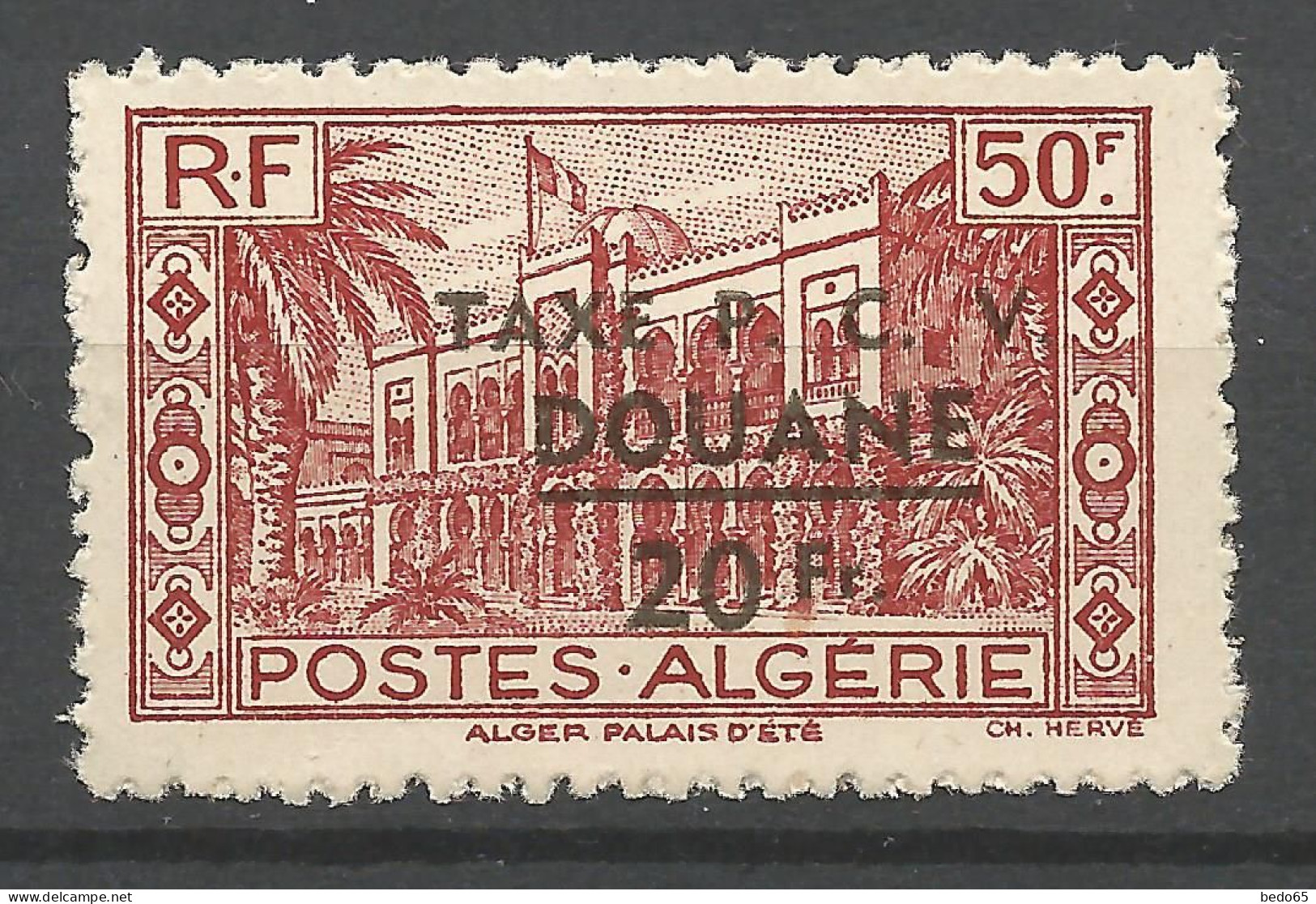 ALGERIE TAXE N° 27 NEUF**  SANS CHARNIERE  / Hingeless / MNH - Timbres-taxe