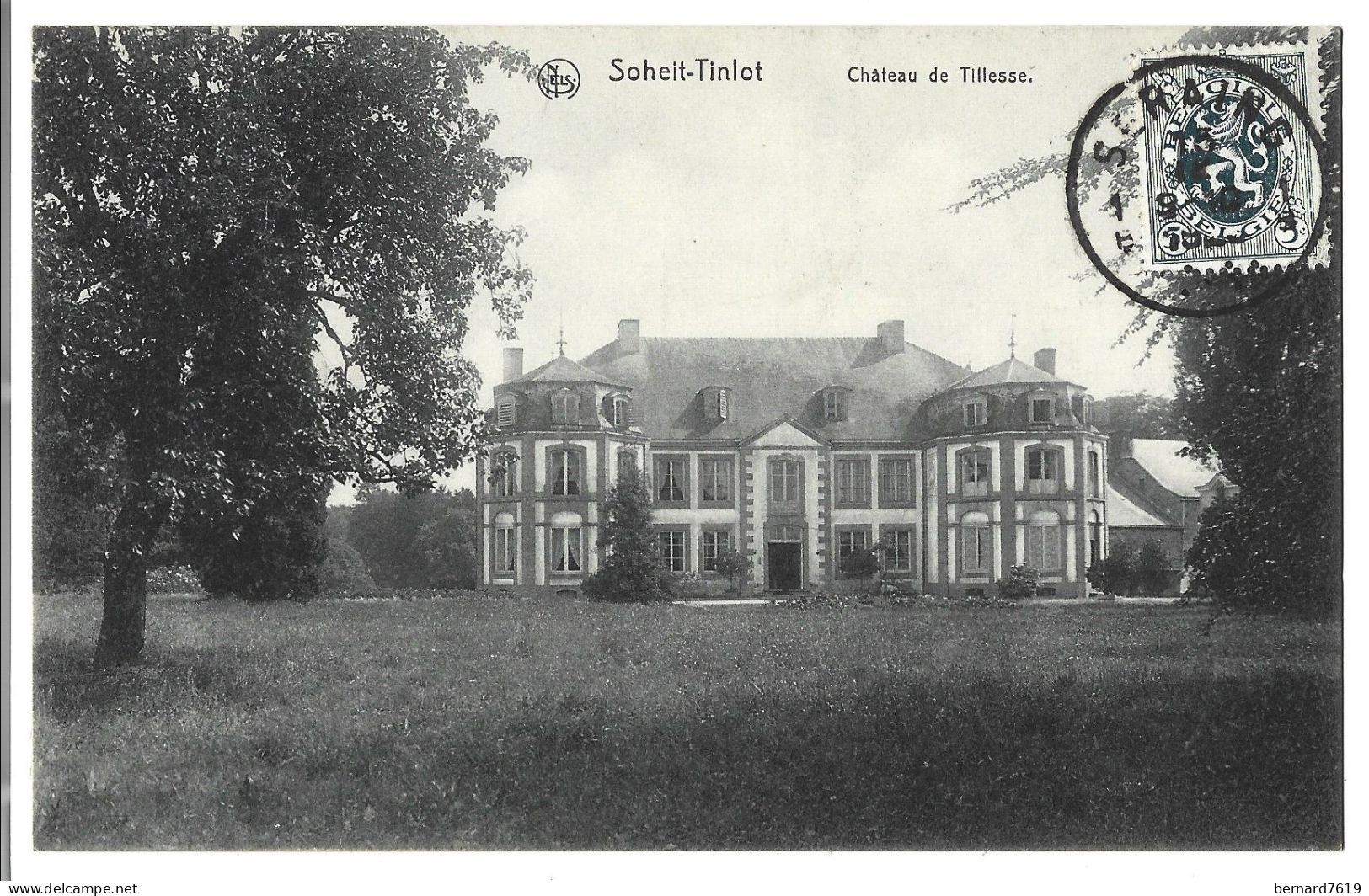 Belgique  -  Soheit  Tinlot -  Chateau  De Tillesse -   Signee  Proprietaire Mlle  Minette  De  Tillesse - Thimister-Clermont