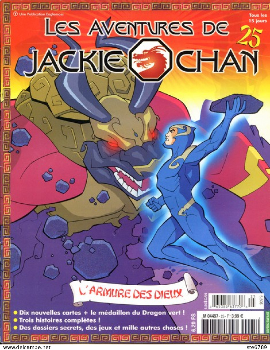 LES AVENTURES DE JACKIE CHAN N° 25 L'Armure Des Dieux  Mangas - Magazines
