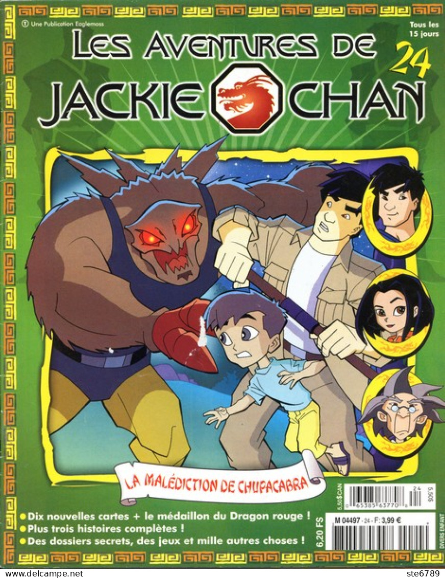 LES AVENTURES DE JACKIE CHAN N° 24 Malédiction De Chupacabra  Mangas - Revistas