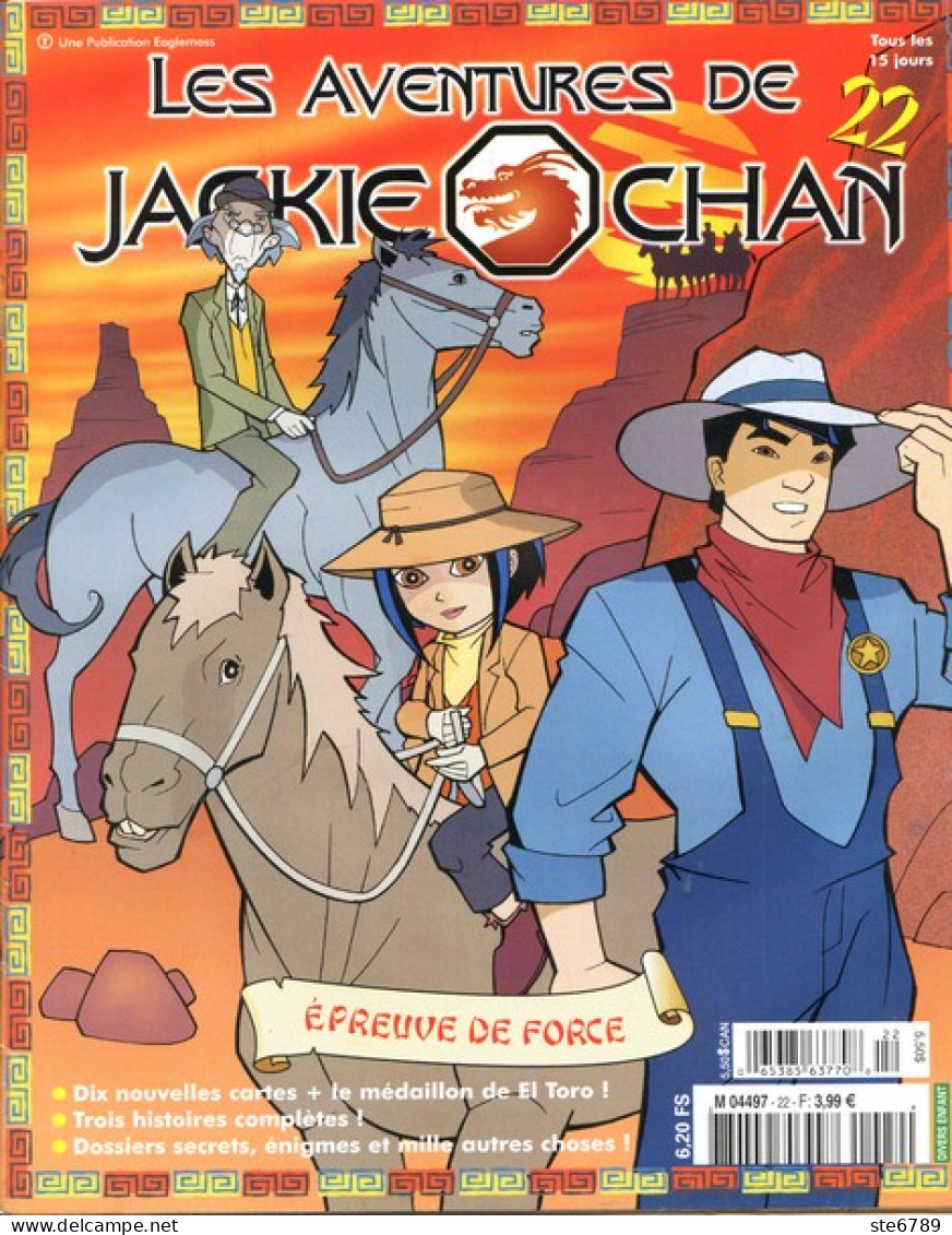 LES AVENTURES DE JACKIE CHAN N° 22 Epreuve De Force   Mangas - Revistas