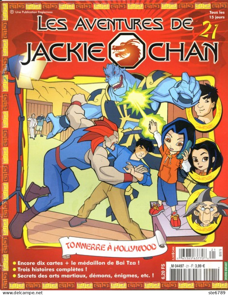 LES AVENTURES DE JACKIE CHAN N° 21 Tonnerre à Hollywood   Mangas - Revistas