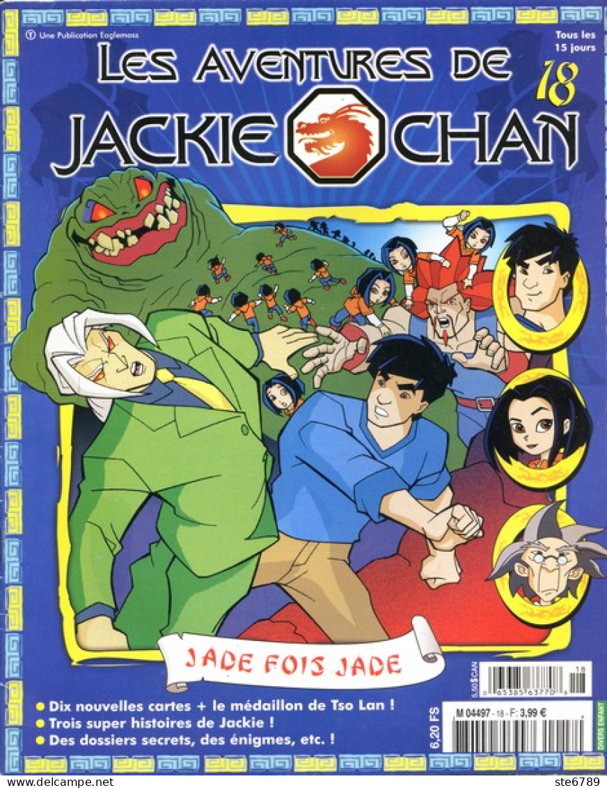 LES AVENTURES DE JACKIE CHAN N° 18 Jade Fois Jade    Mangas - Zeitschriften