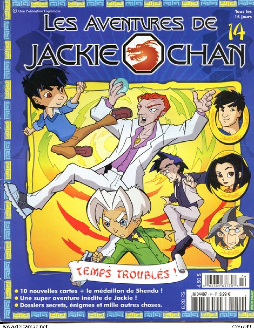 LES AVENTURES DE JACKIE CHAN N° 14  Temps Troublé  Mangas - Magazines