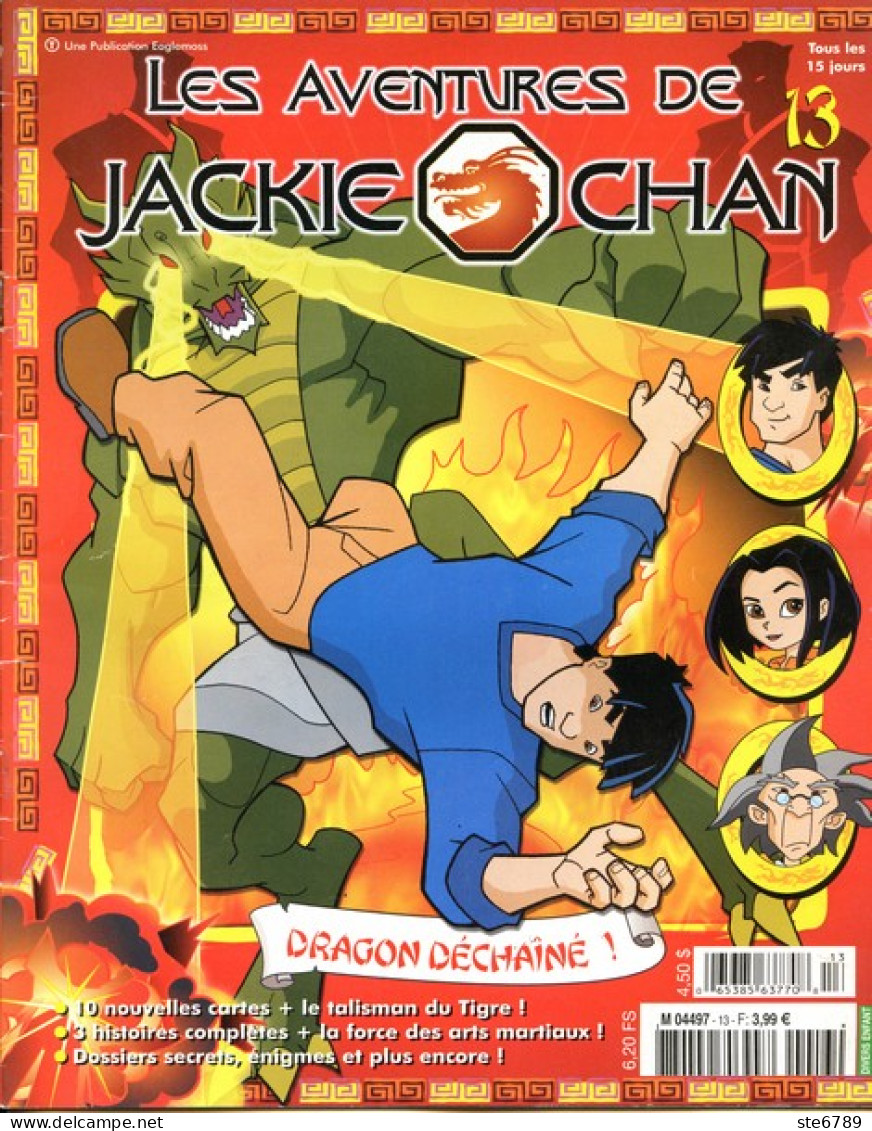LES AVENTURES DE JACKIE CHAN N° 13 Dragon Déchainé  Mangas - Zeitschriften