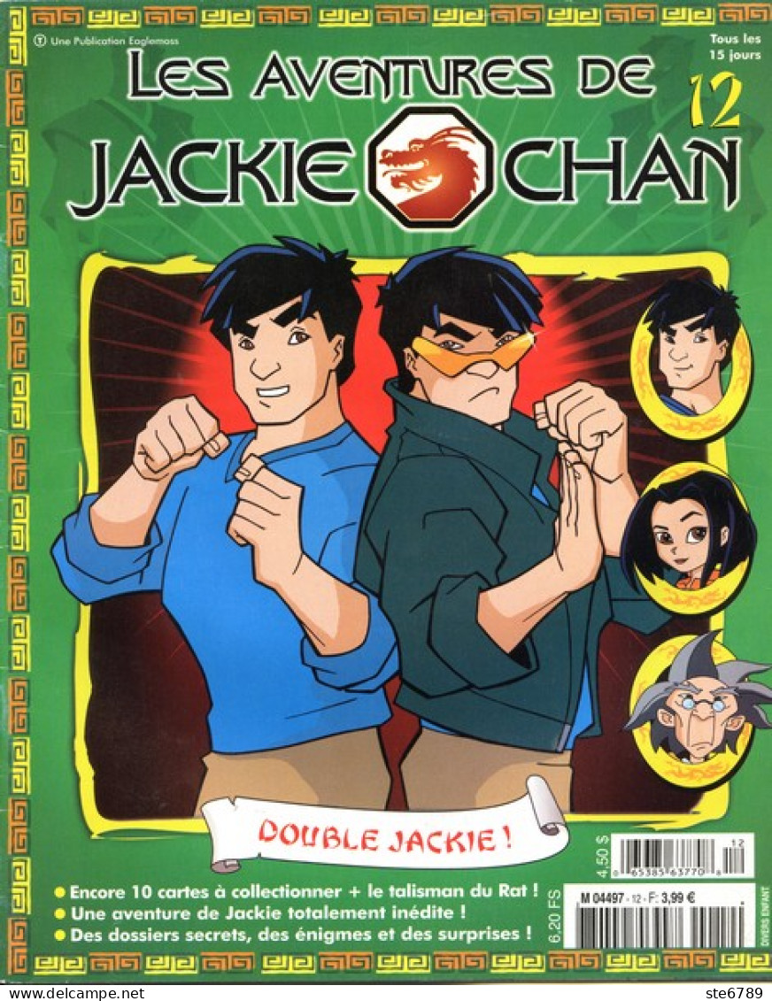 LES AVENTURES DE JACKIE CHAN N° 12 Double Jackie   Mangas - Revistas