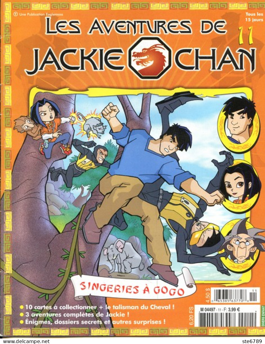 LES AVENTURES DE JACKIE CHAN N° 11 Singeries à Gogo  Mangas - Magazines