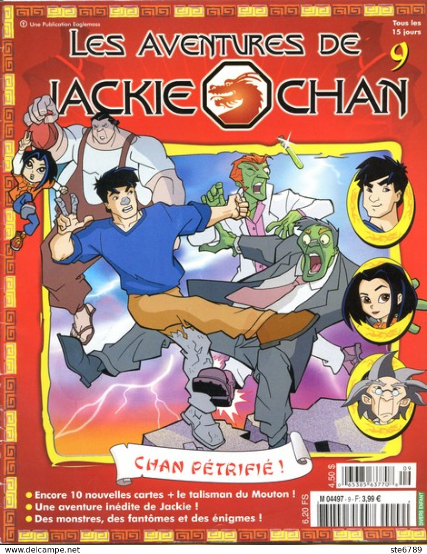 LES AVENTURES DE JACKIE CHAN N° 9 Chan Pétrifié  Manga - Riviste