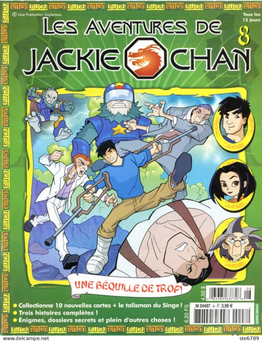 LES AVENTURES DE JACKIE CHAN N° 8 Une Béquille De Trop  Manga - Zeitschriften