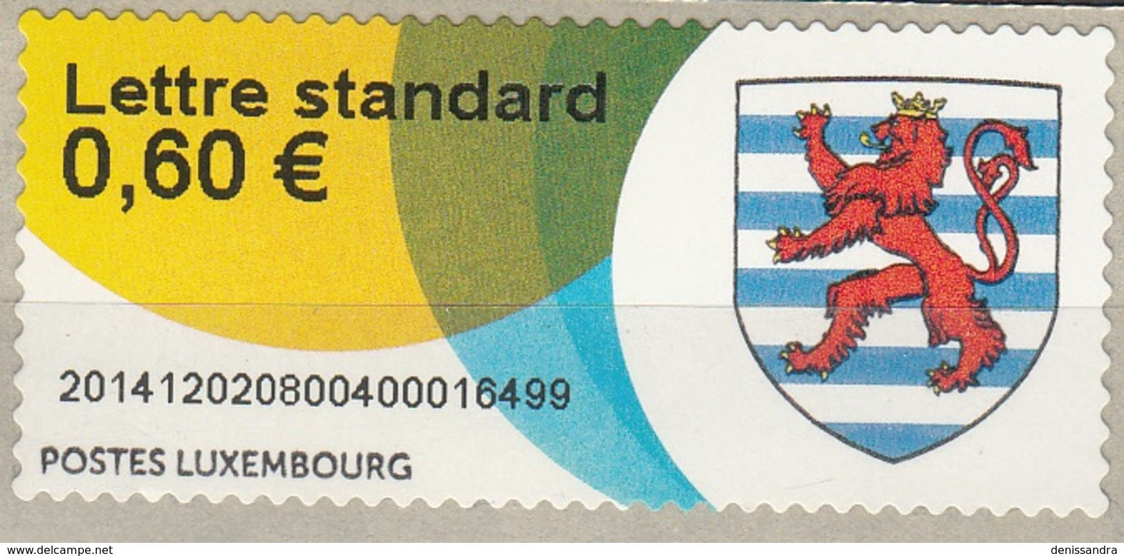 Luxembourg 2014 ATM Armoirie Neuf ** - Automatenmarken