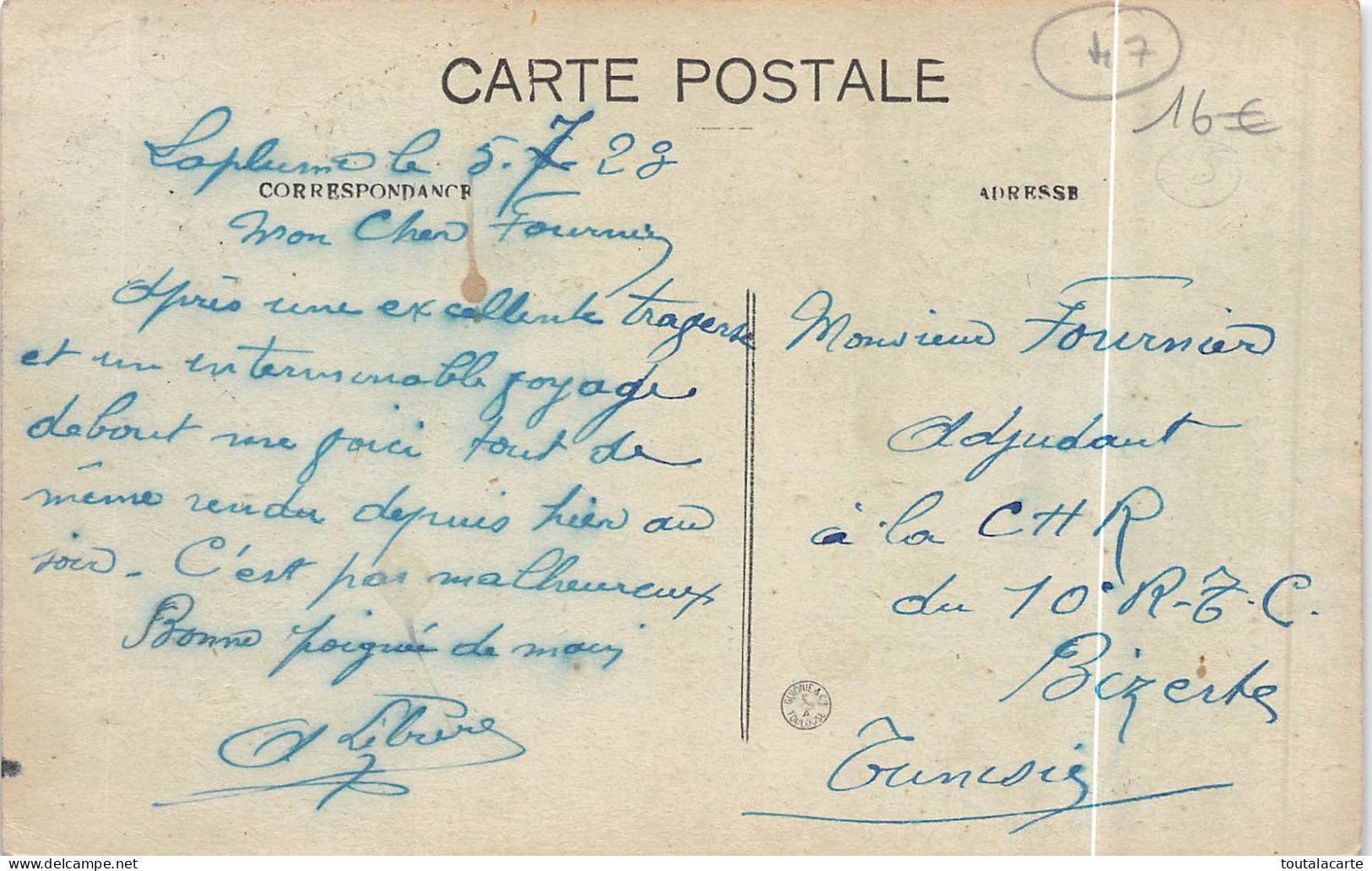 CPA 47 LAPLUME PLACE D'ARMES   1923 - Other & Unclassified