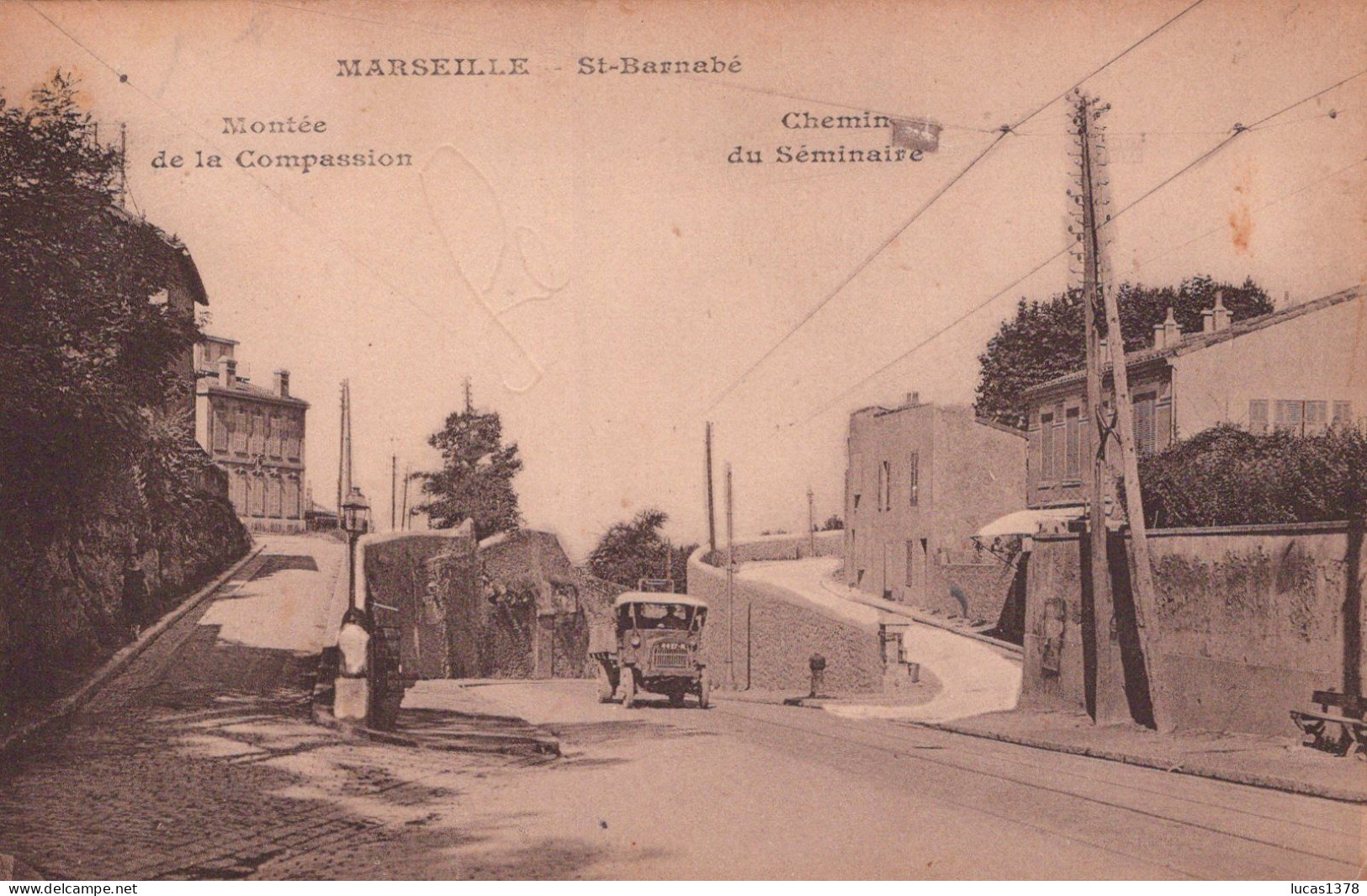 13 / MARSEILLE /  SAINT BARNABE / MONTEE DE LA COMPASSION / CHEMIN DU SEMINAIRE - Saint Barnabé, Saint Julien, Montolivet