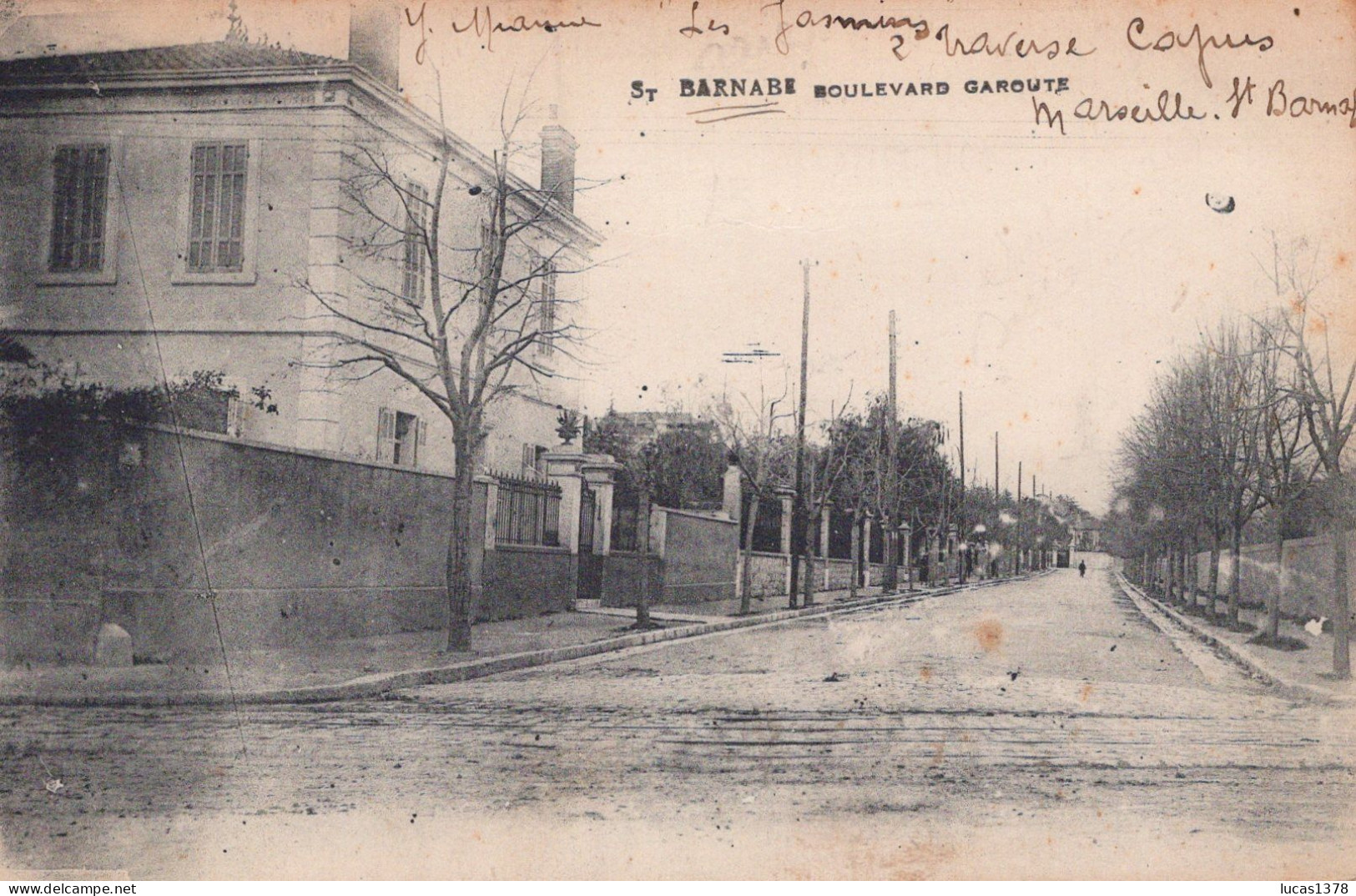 13 / MARSEILLE / SAINT BARNABE / BOULEVARD GAROUTE / GAROUTTE - Saint Barnabé, Saint Julien, Montolivet