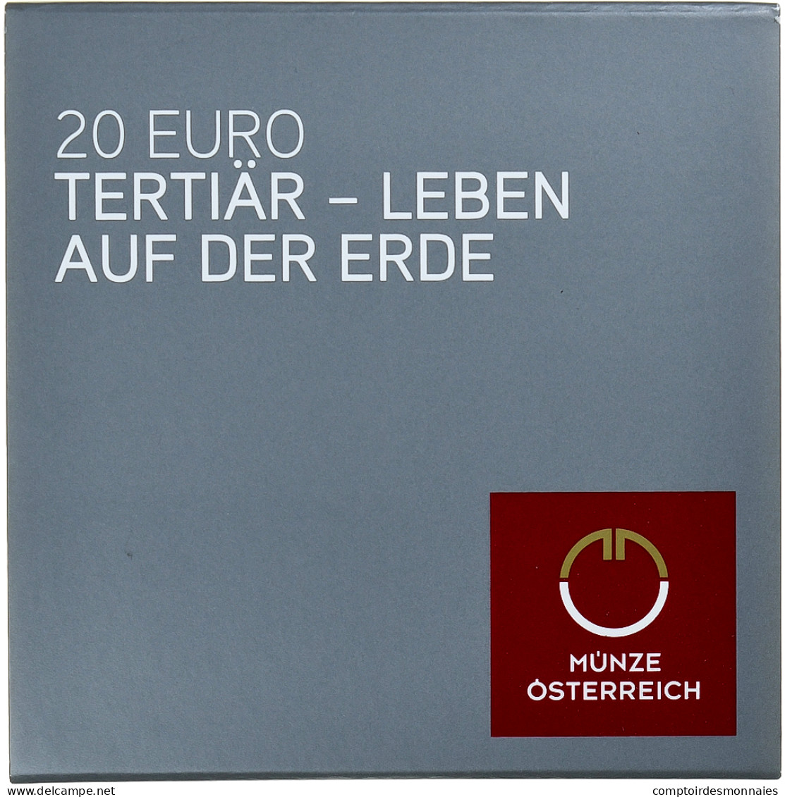Autriche, 20 Euro, Tertiary, 2014, Proof, FDC, Argent - Austria