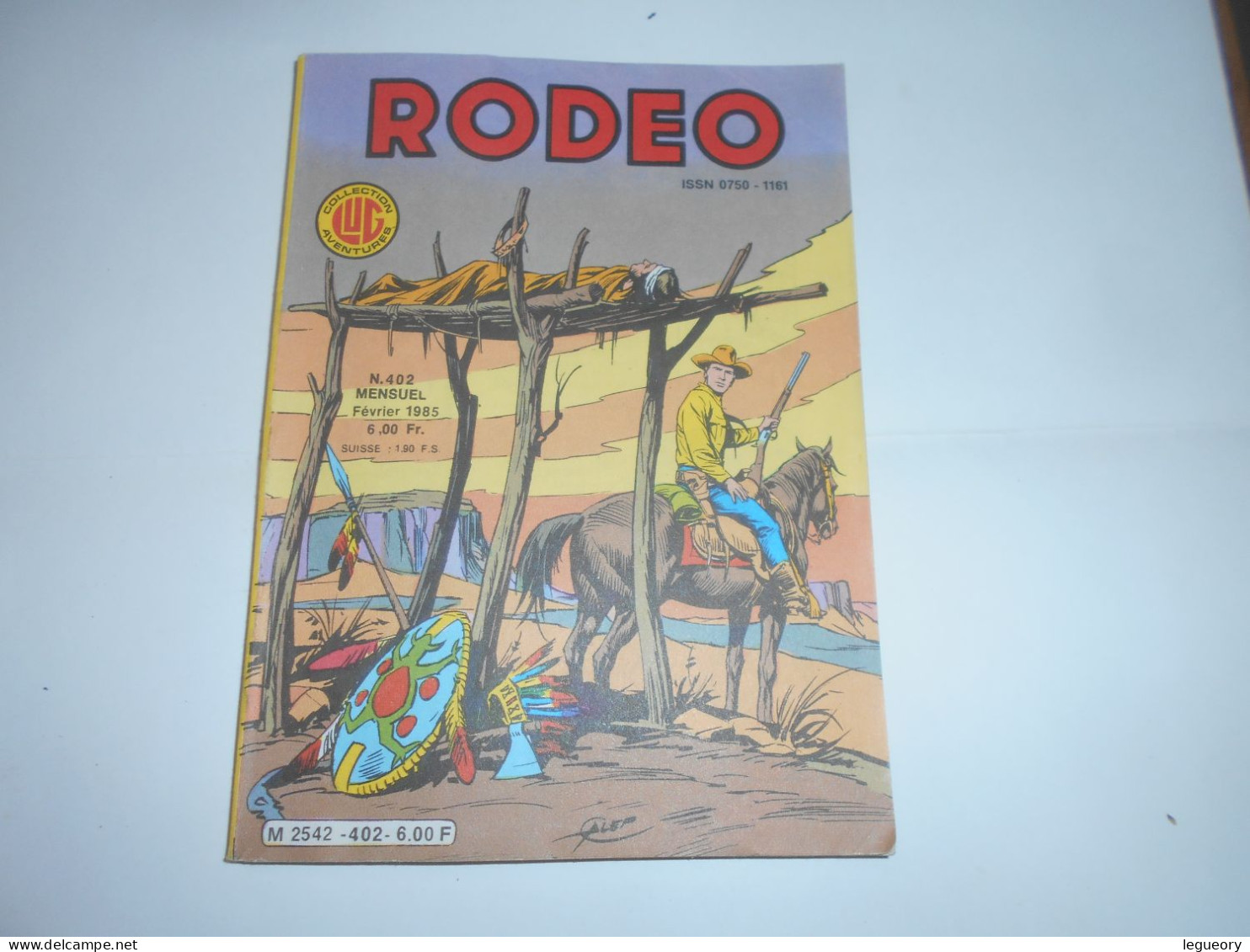 Rodeo    Mensuel  Fevrier    1985 N° 402 - Rodeo