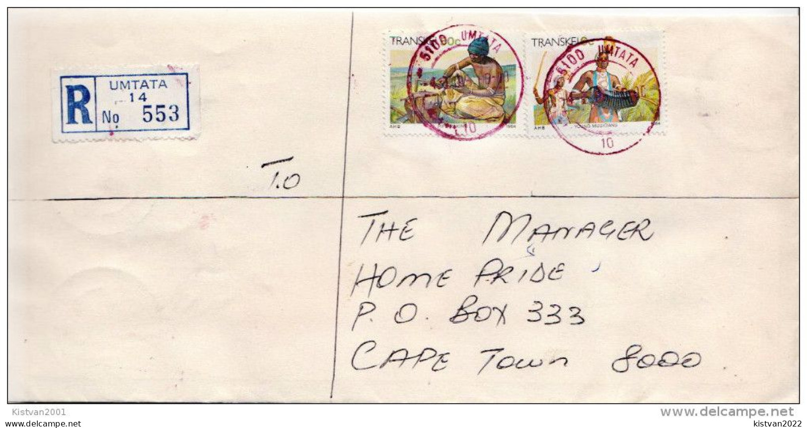 Postal History Cover: Transkei R Cover - Transkei