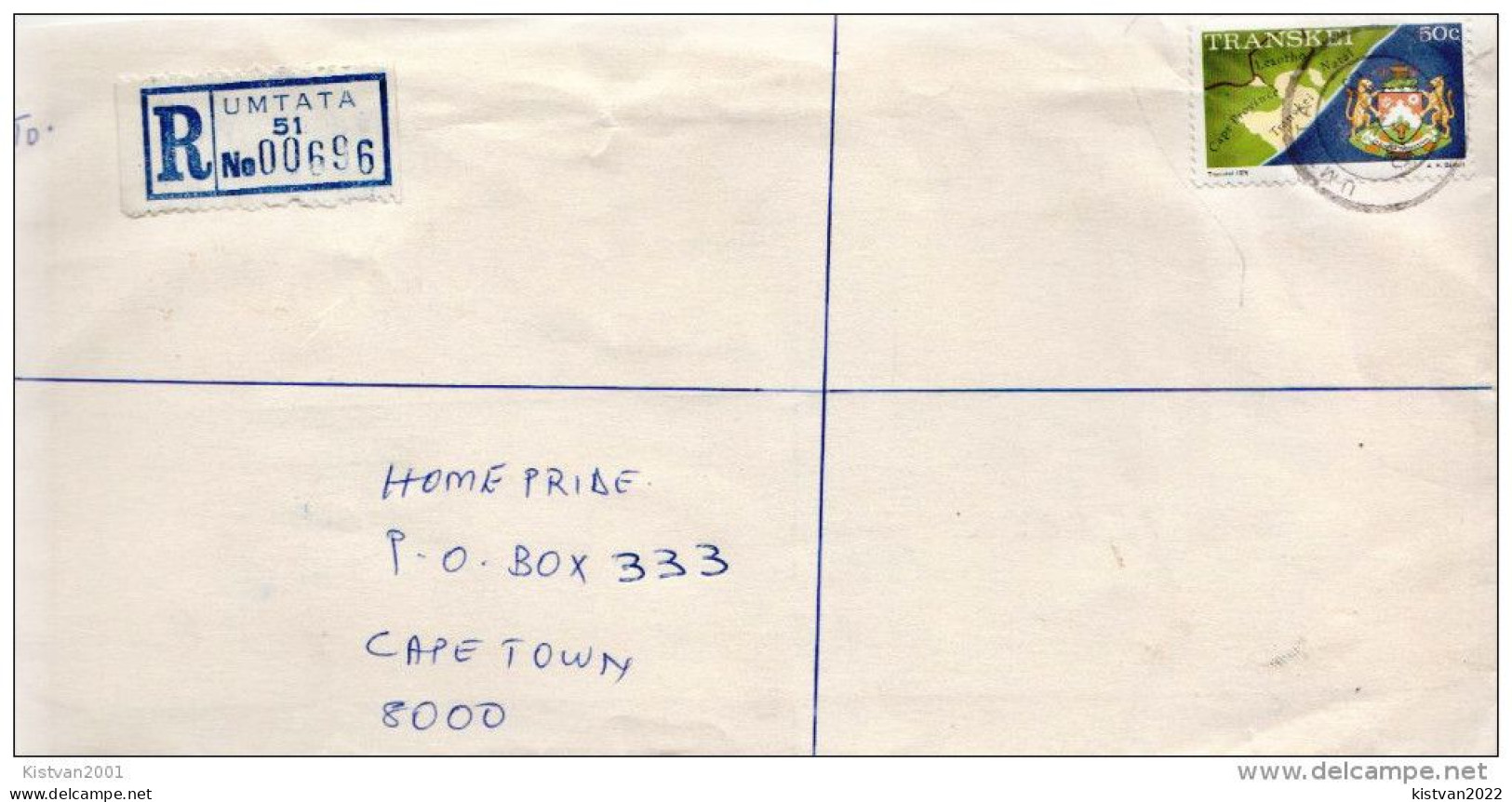 Postal History Cover: Transkei R Cover - Transkei