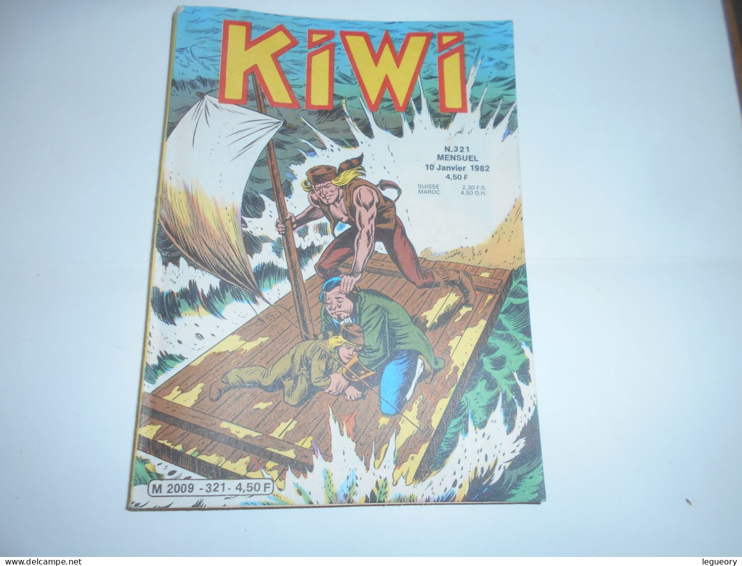 Kiwi  Mensuel     Aout 1984   N° 321   10 Janvier 1982 - Kiwi