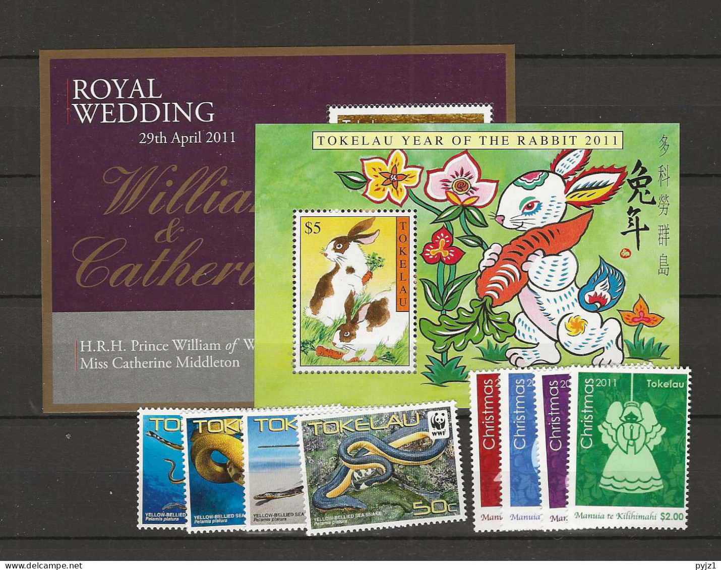 2011 MNH Tokelau Year Collection Postfris** - Tokelau