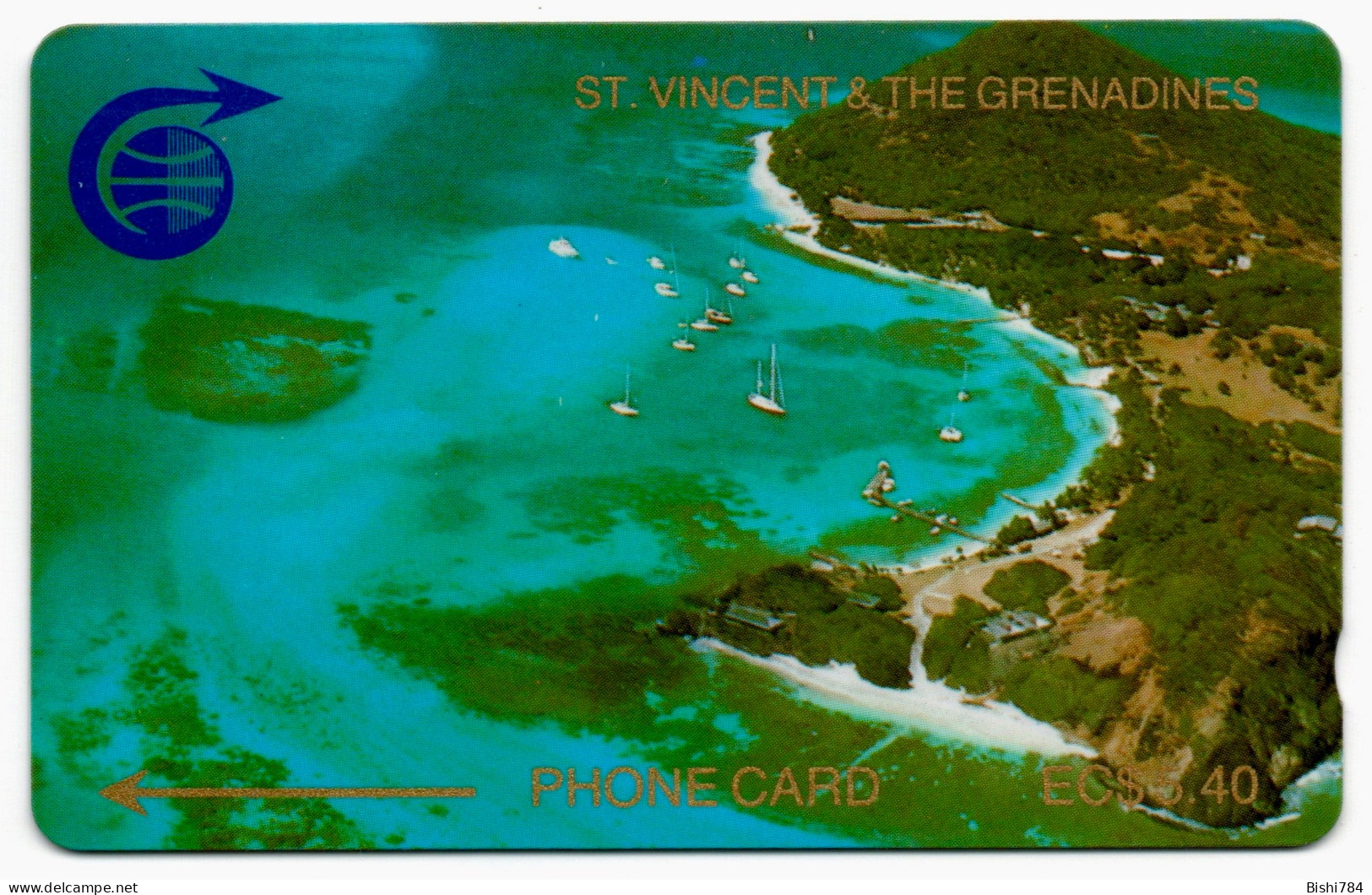 St. Vincent & The Grenadines - Admiralty Bay $5.40 - 2CSVA (Windward Islands Pack) - St. Vincent & The Grenadines