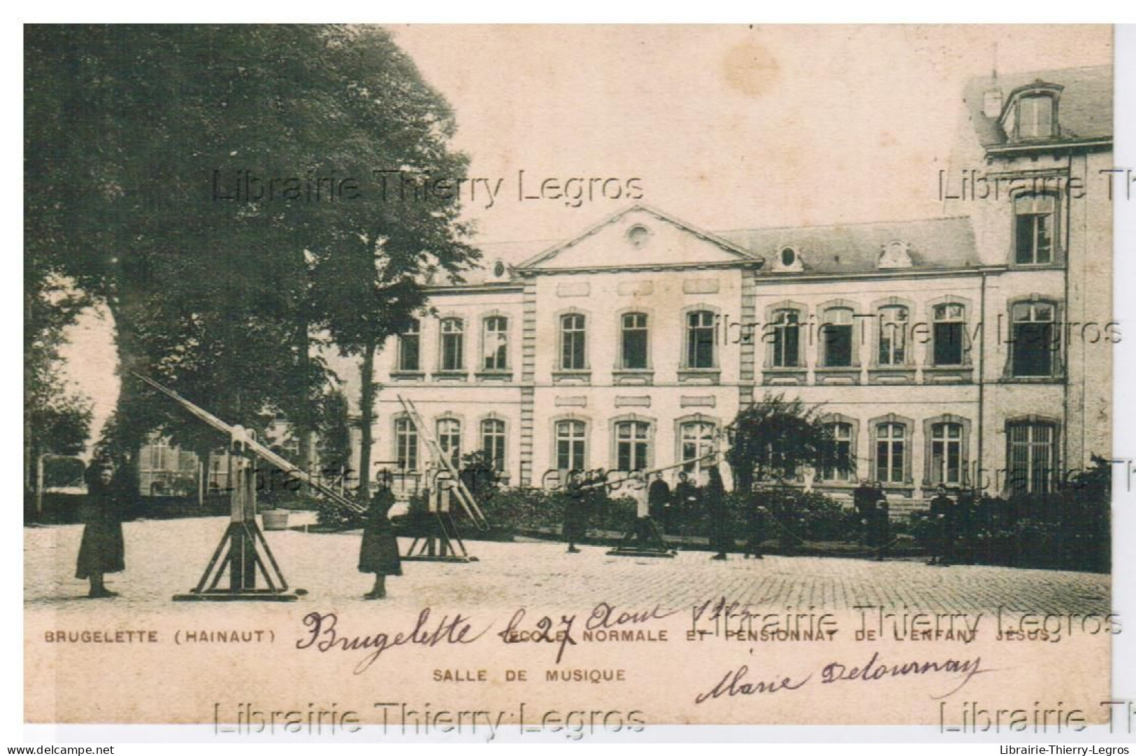 CPA Brugelette Ecole Normale Et Pensionnat  Salle De Musique - Brugelette