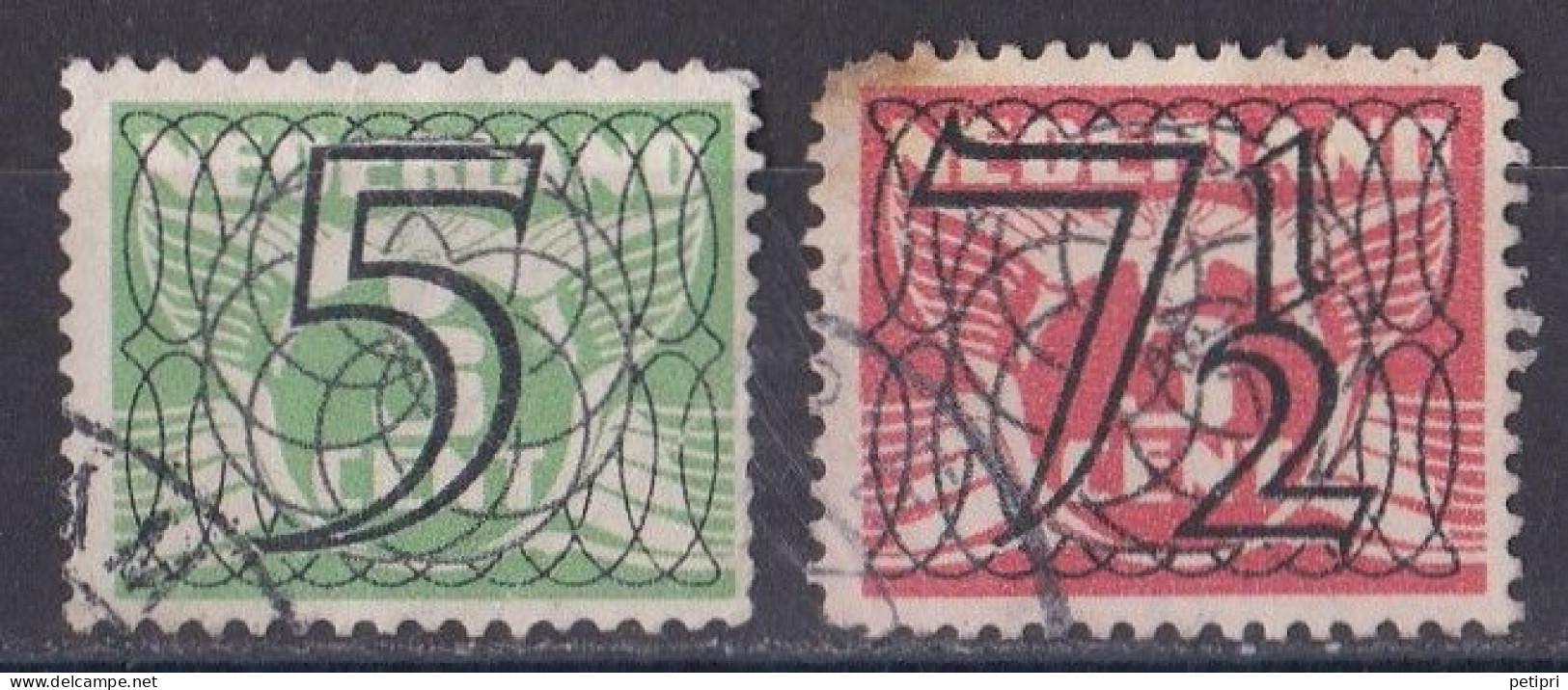 Pays Bas - 1930 - 1948 ( Wilhelmine )   Y&T  N ° 348  349  Oblitéré - Gebruikt