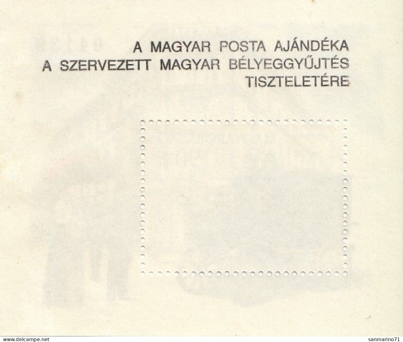 HUNGARY Block 243,unused - Poste
