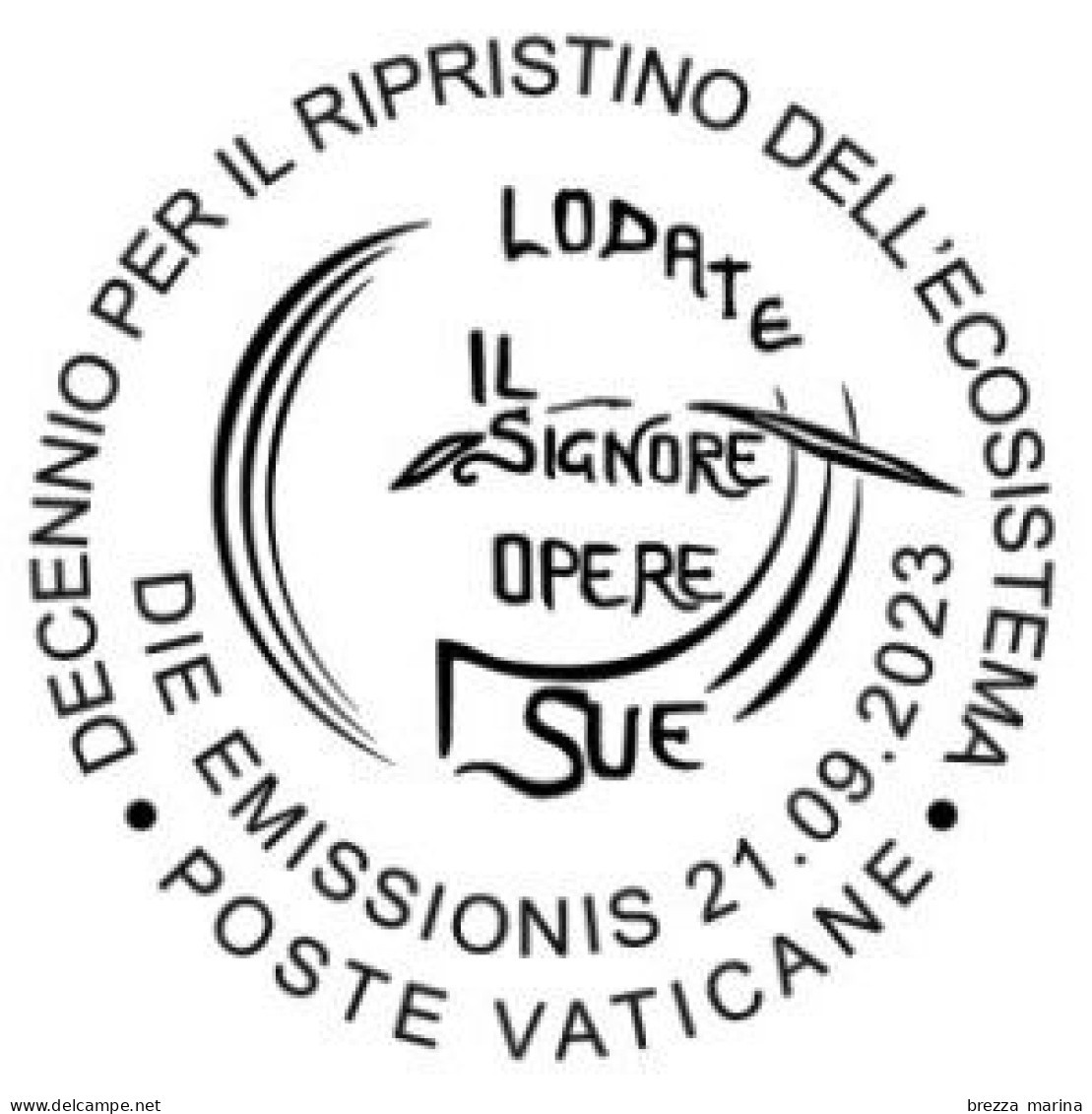 Nuovo - MNH - VATICANO - 2023 - Decennio Per Il Ripristino Dell'ecosistema – Anno II - Sole Stilizzato – 0.15 - Neufs