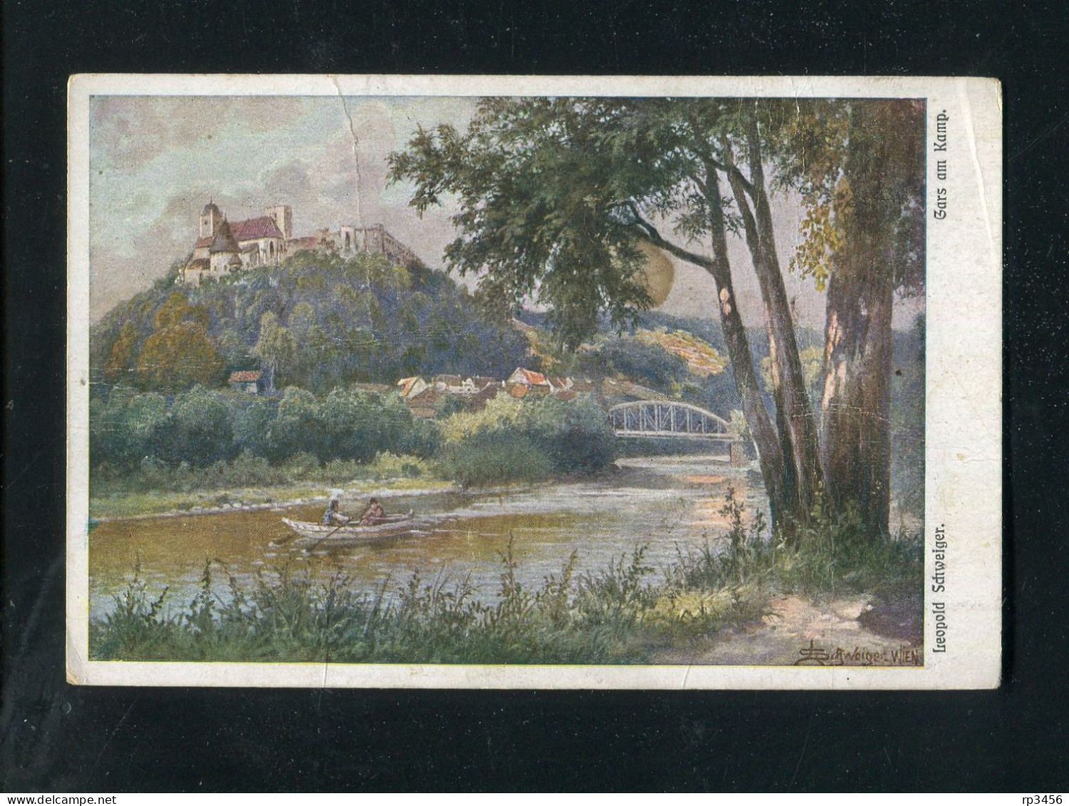 "OESTERREICH" 1920, Color-AK "GARS Am Kamp" (Leopold Schweiger) (2740) - Gars Am Kamp