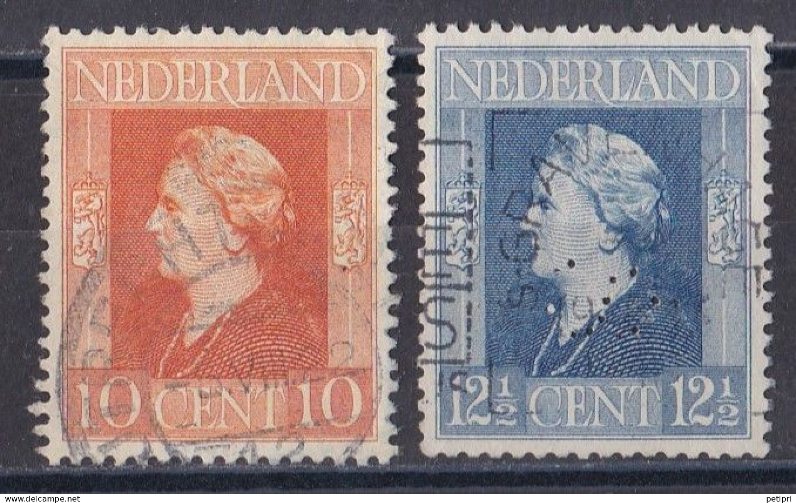 Pays Bas - 1930 - 1948 ( Wilhelmine )   Y&T  N ° 419  420  Oblitéré - Gebruikt