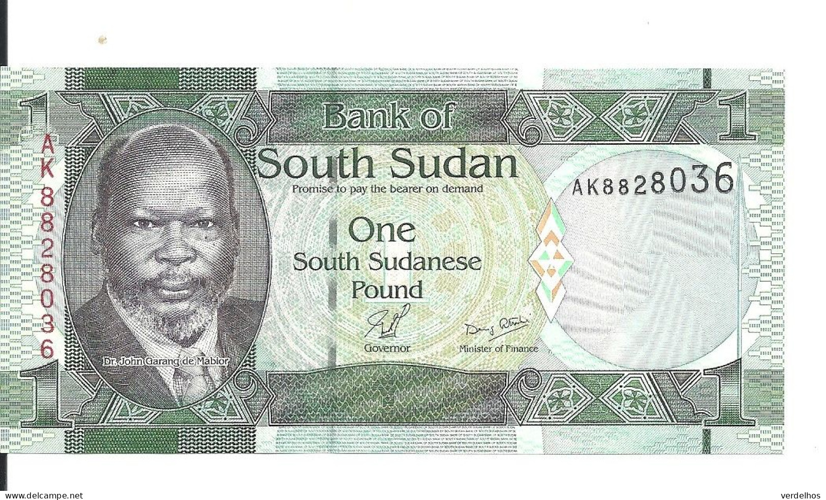 SOUDAN SOUTH 1 POUND ND2011 UNC P 5 - Sudan