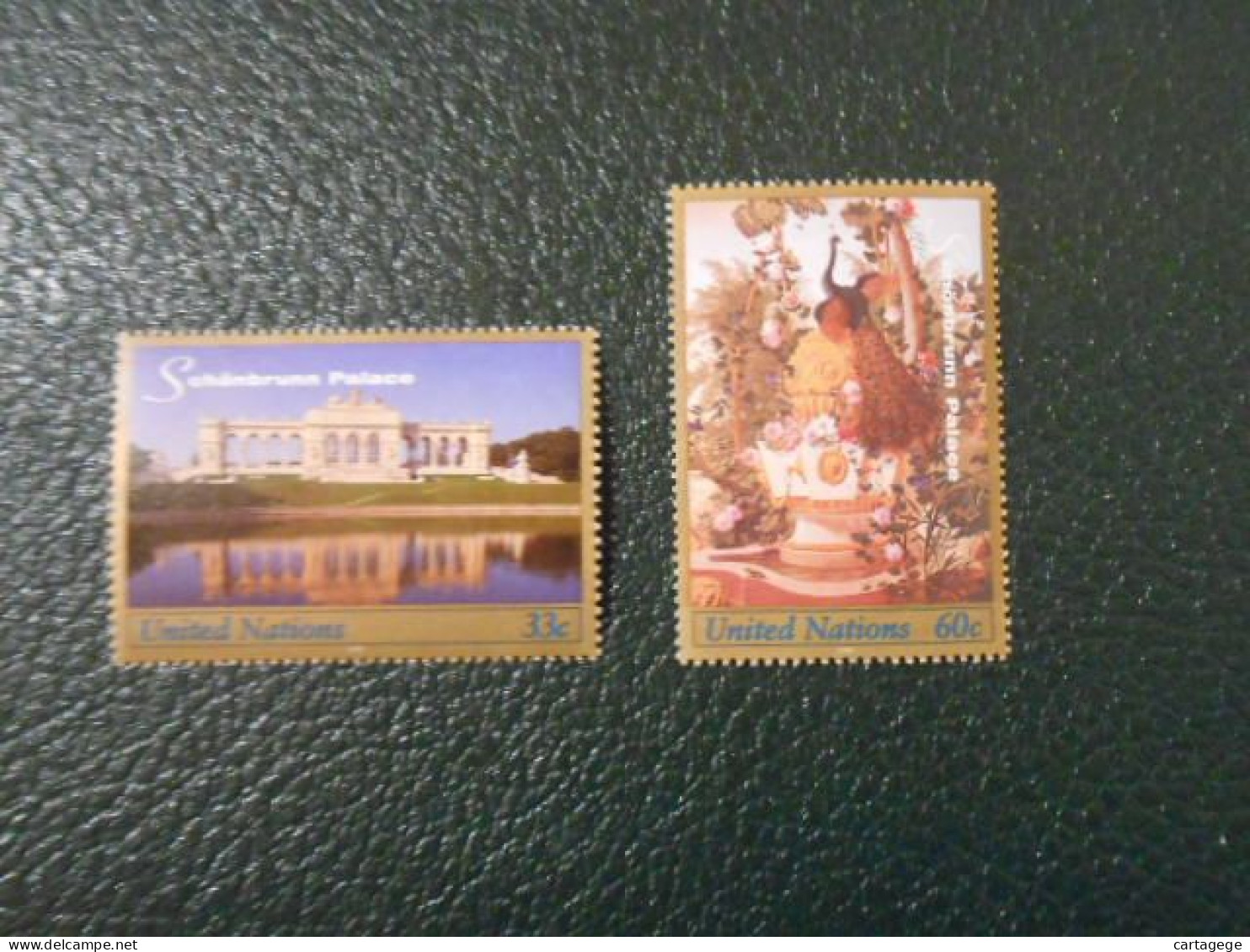 NATIONS-UNIES NEW-YORK YT 775/776 CHATEAU DE SCHOENBRUNN** - Unused Stamps