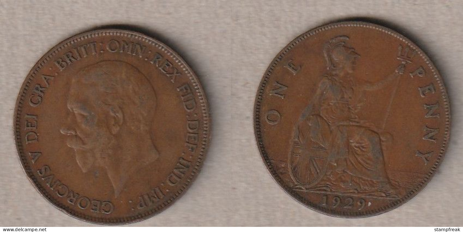 01955) Grossbritannien, 1 Penny 1929, George V - Autres & Non Classés