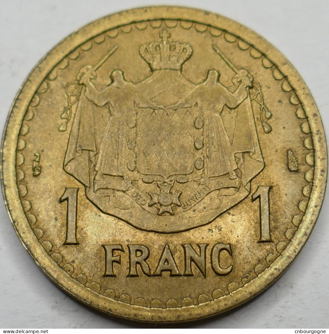 Monaco - Principauté - Louis II - 1 Franc ND (1945) - SUP/AU58 - Mon6129 - 1922-1949 Louis II