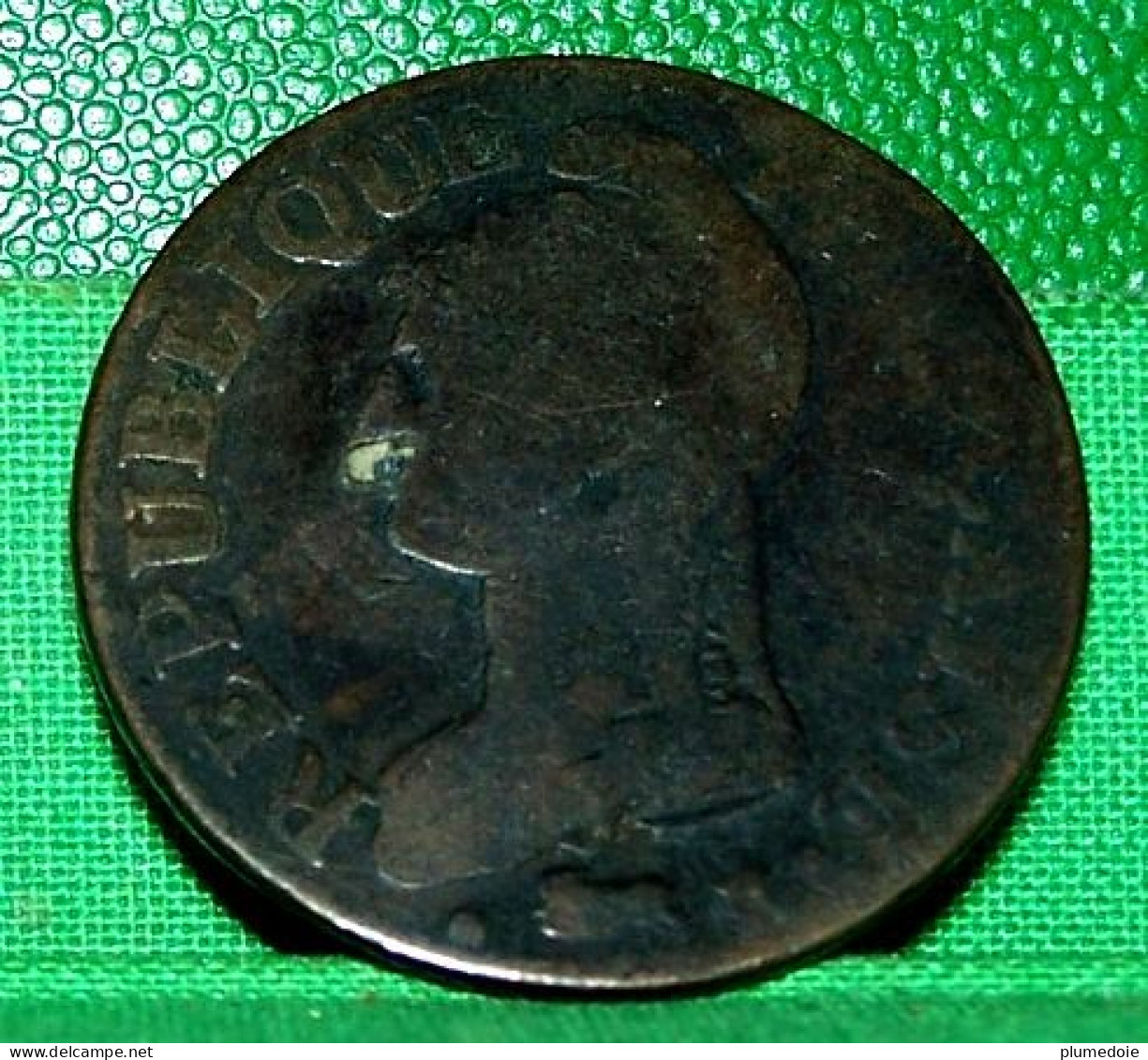 CINQ CENTIMES AN 5 W , LILLE  ,   DUPRE GRAND MODULE   FRANCE OLD COIN - 1795-1799 Direttorio