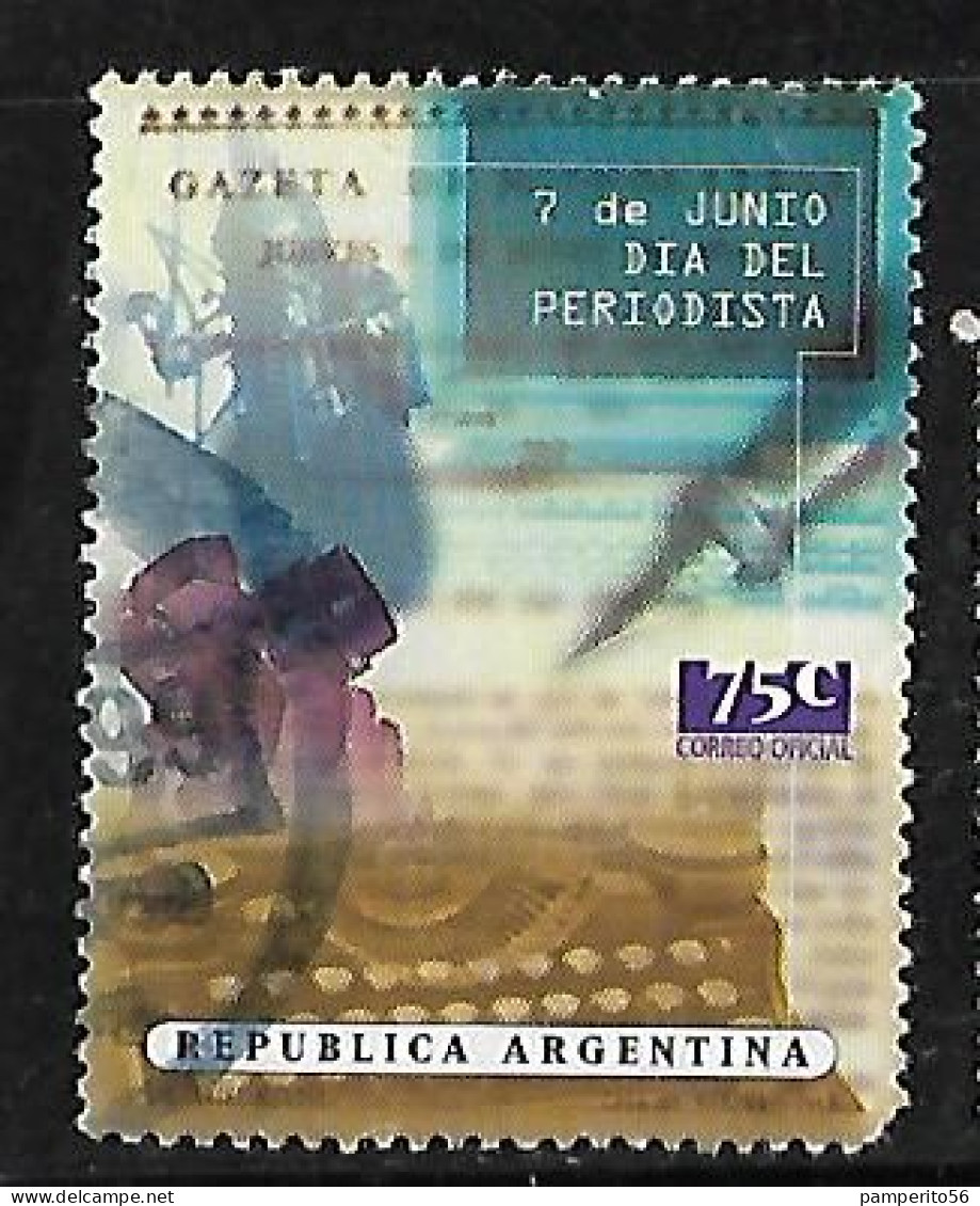 ARGENTINA - AÑO 1998 - Día Del Periodismo - Usada - Oblitérés