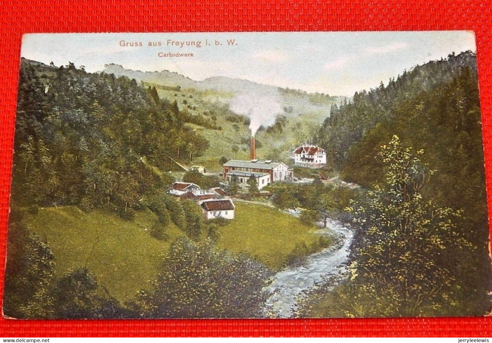 FREYUNG - Carbid Werk  -  Gruss Aus Freyung Im Bayerischen Wald   -  1909 - Freyung