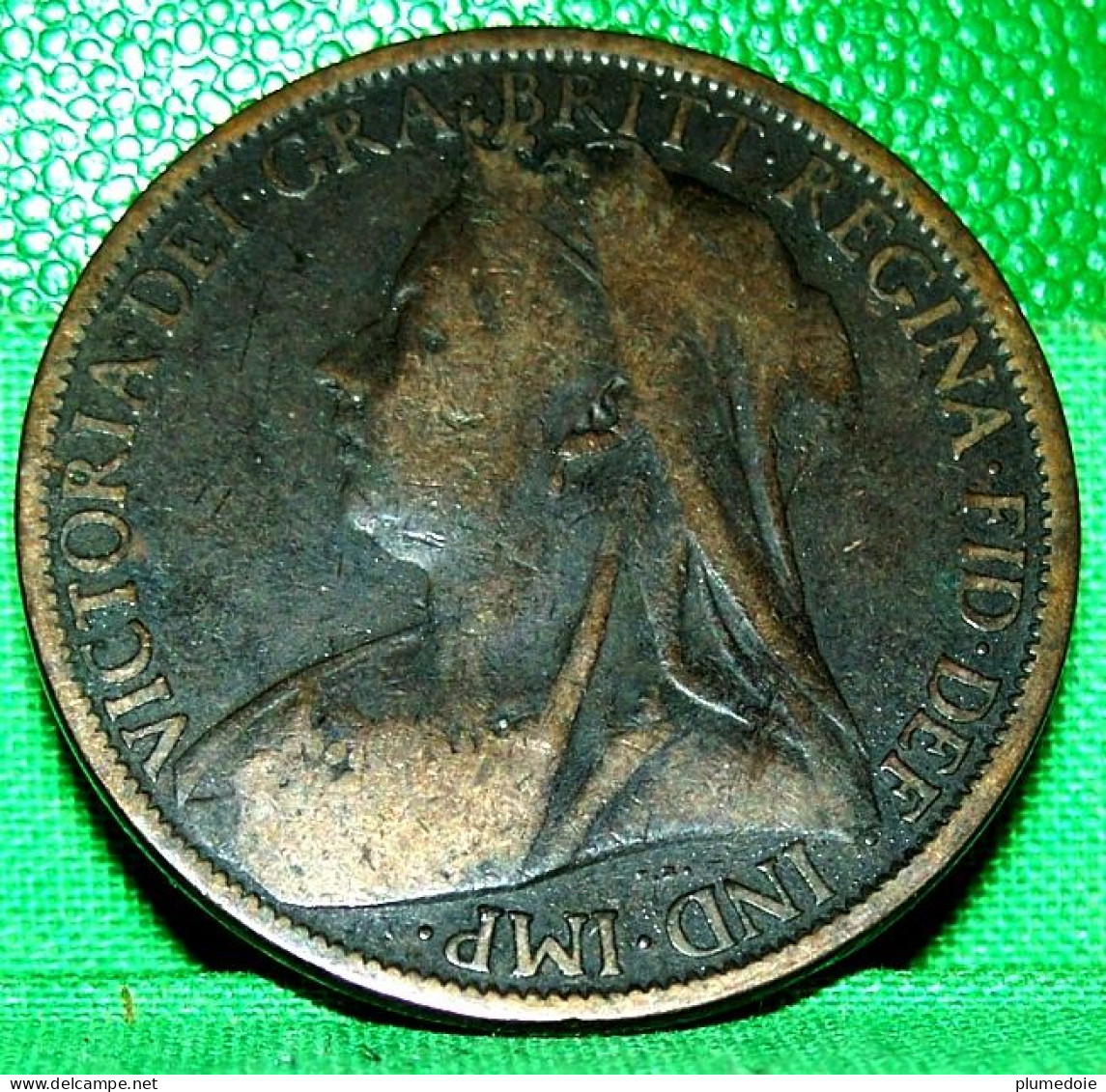 Grande-Bretagne , ONE PENNY , 1901 , REINE VICTORIA  , Old Head Coin - D. 1 Penny